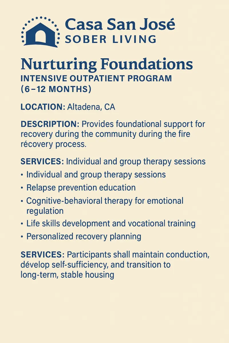 Nurturing Foundations Flyer
